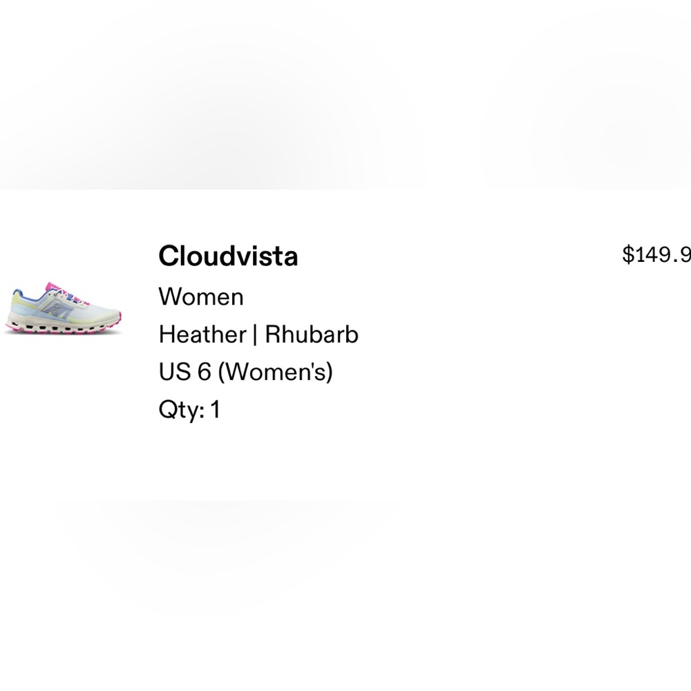 On Running Cloudvista size 6
